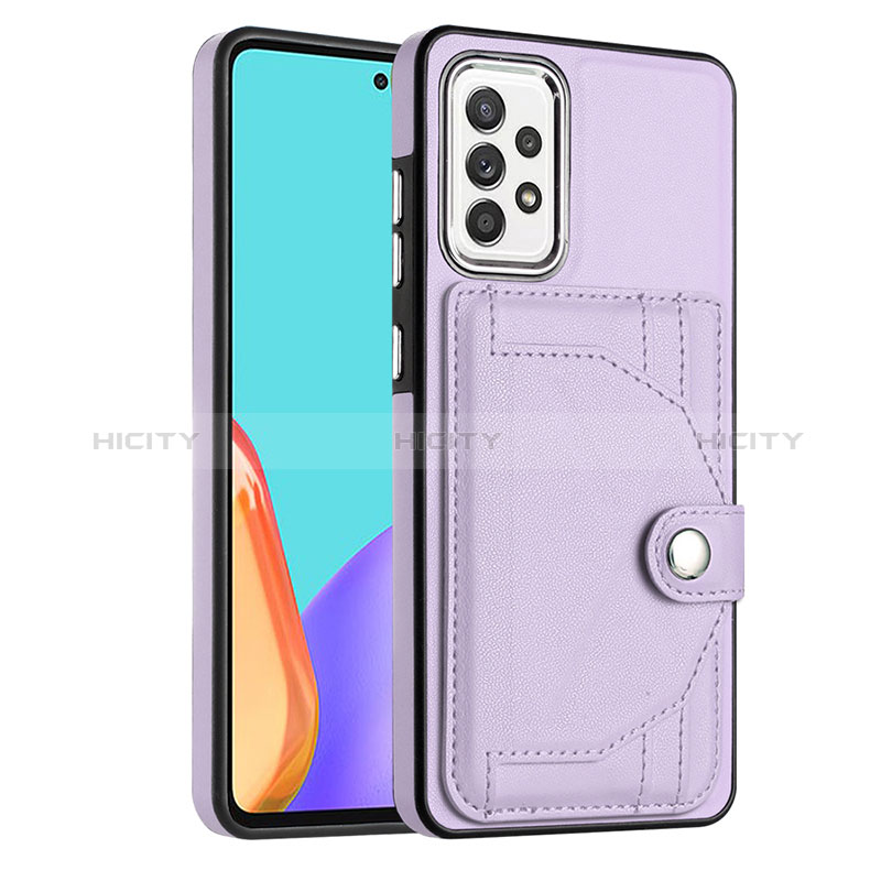 Custodia Lusso Pelle Cover YB2 per Samsung Galaxy A32 4G Viola