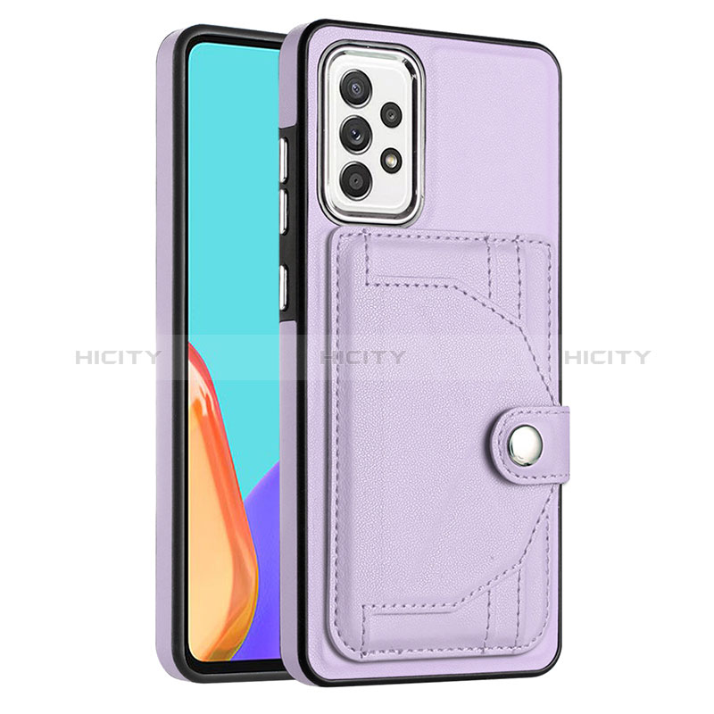 Custodia Lusso Pelle Cover YB2 per Samsung Galaxy A53 5G Viola