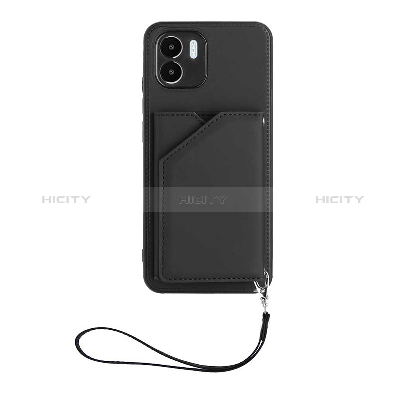 Custodia Lusso Pelle Cover YB2 per Xiaomi Poco C50 Nero