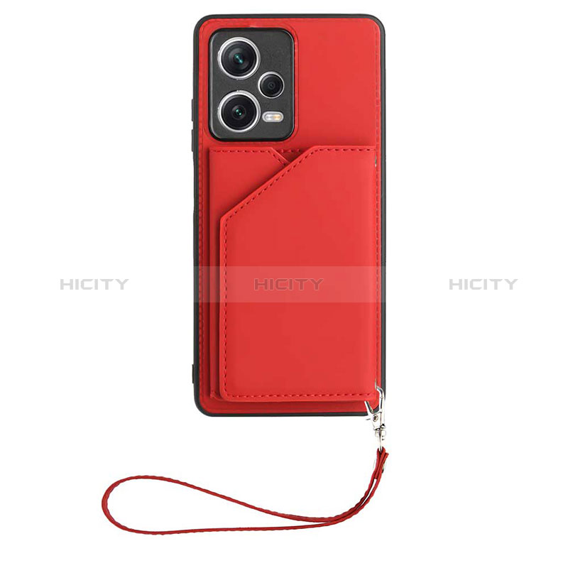 Custodia Lusso Pelle Cover YB2 per Xiaomi Poco X5 5G Rosso
