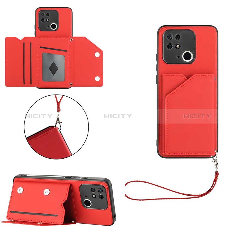 Custodia Lusso Pelle Cover YB2 per Xiaomi Redmi 10 India