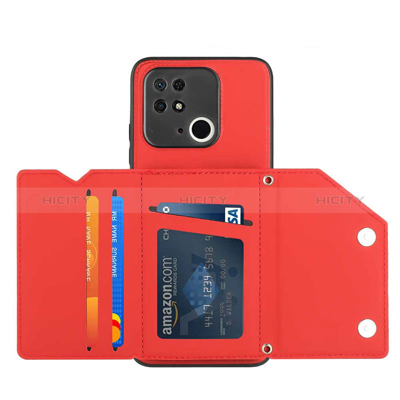 Custodia Lusso Pelle Cover YB2 per Xiaomi Redmi 10 India