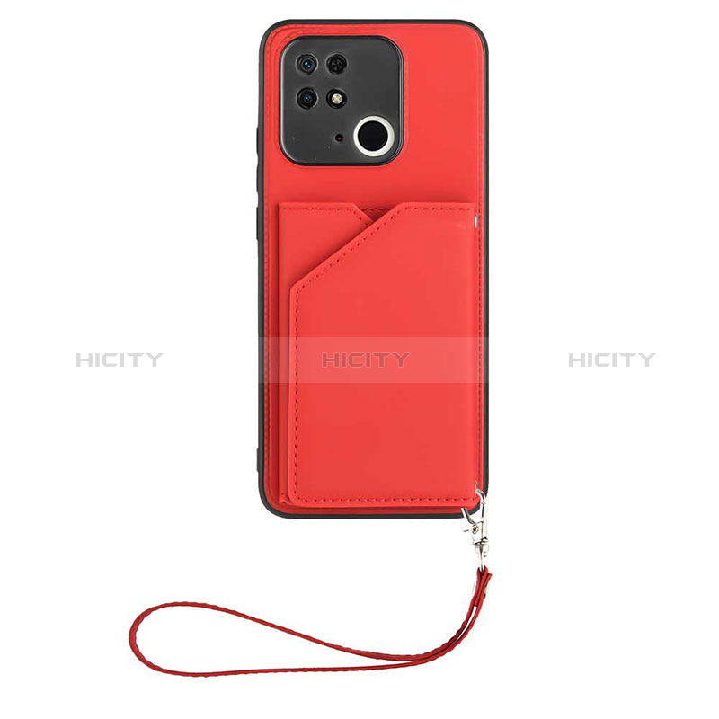 Custodia Lusso Pelle Cover YB2 per Xiaomi Redmi 10 Power Rosso