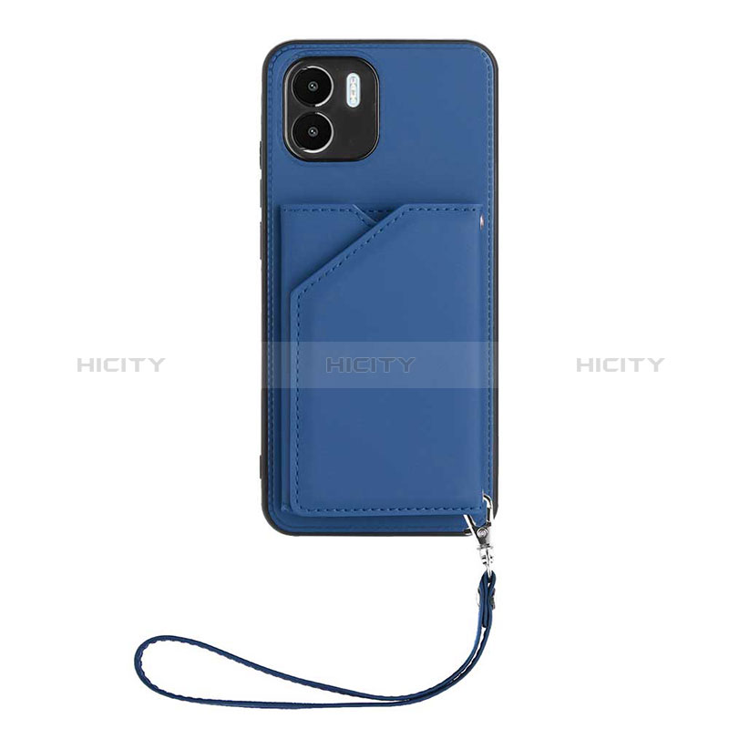 Custodia Lusso Pelle Cover YB2 per Xiaomi Redmi A1 Blu