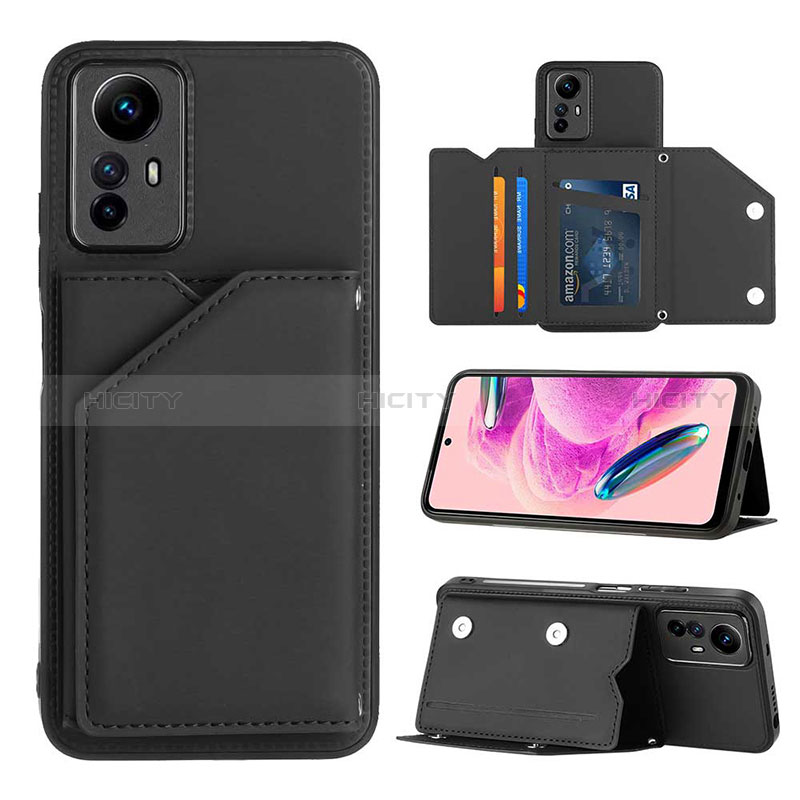 Custodia Lusso Pelle Cover YB2 per Xiaomi Redmi Note 12S