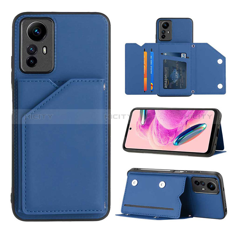 Custodia Lusso Pelle Cover YB2 per Xiaomi Redmi Note 12S