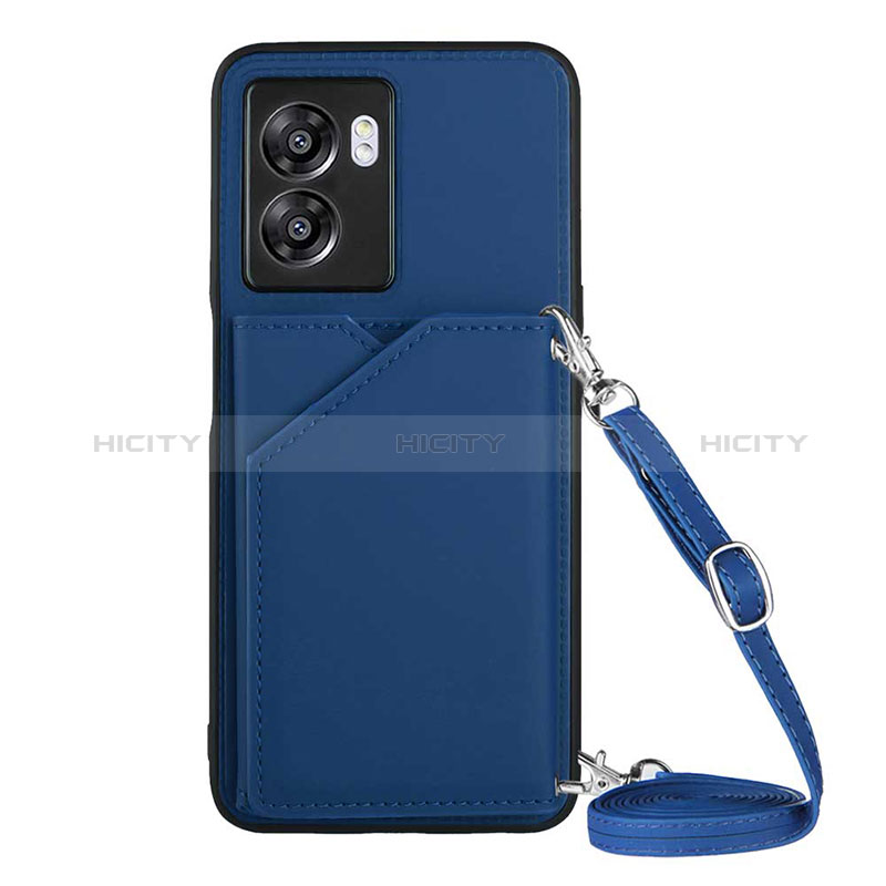 Custodia Lusso Pelle Cover YB3 per Realme V23 5G Blu