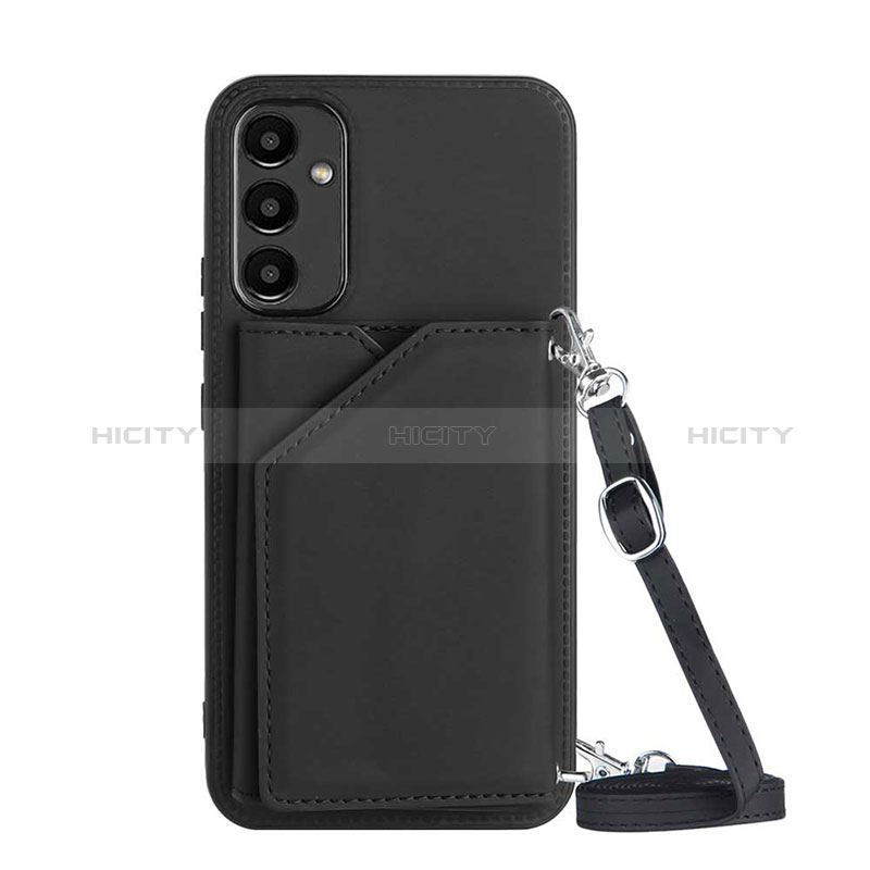 Custodia Lusso Pelle Cover YB3 per Samsung Galaxy A24 4G Nero