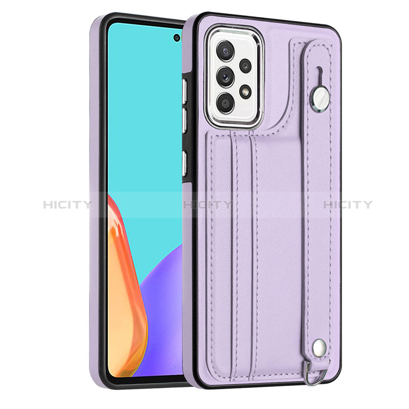 Custodia Lusso Pelle Cover YB3 per Samsung Galaxy A32 4G Viola