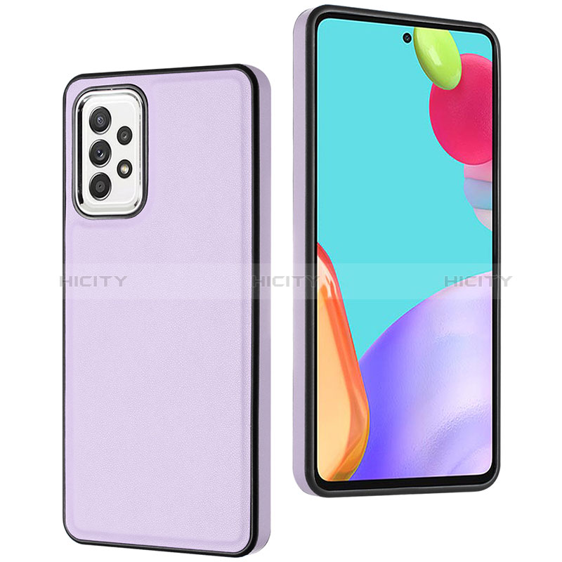 Custodia Lusso Pelle Cover YB3 per Samsung Galaxy A52 4G Viola