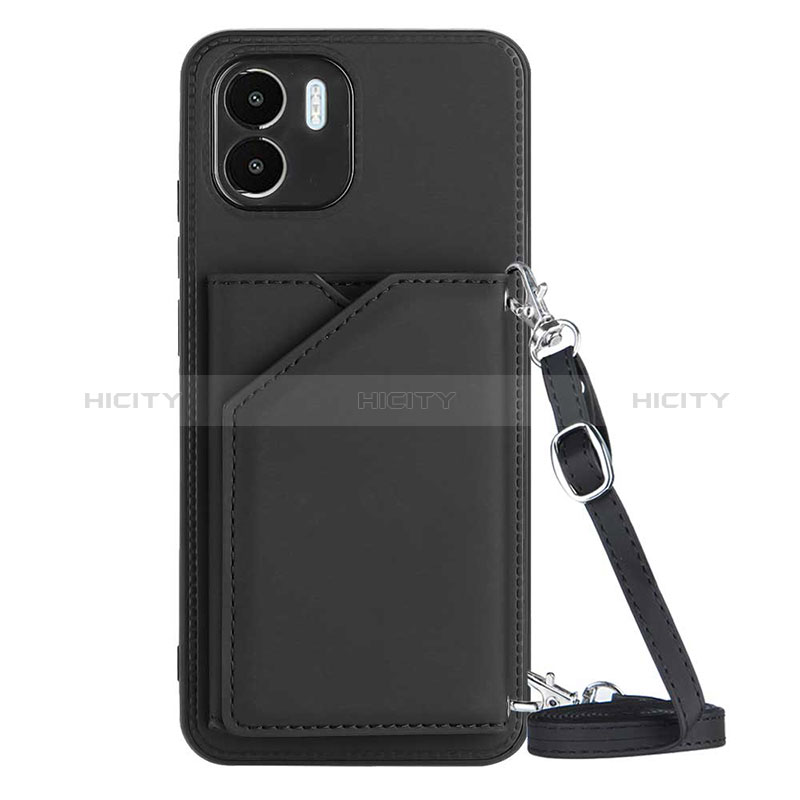 Custodia Lusso Pelle Cover YB3 per Xiaomi Redmi A2 Plus Nero