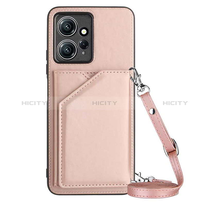 Custodia Lusso Pelle Cover YB3 per Xiaomi Redmi Note 12 4G Oro Rosa