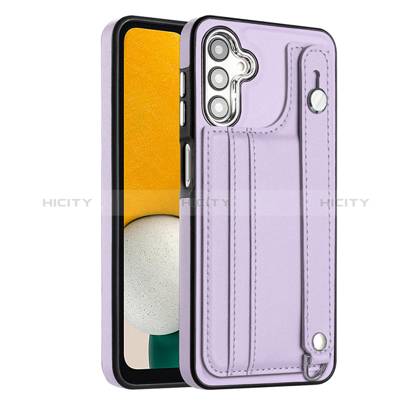 Custodia Lusso Pelle Cover YB4 per Samsung Galaxy A14 4G Viola