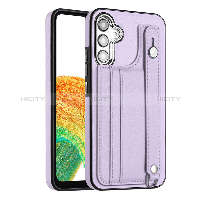 Custodia Lusso Pelle Cover YB4 per Samsung Galaxy A34 5G Viola