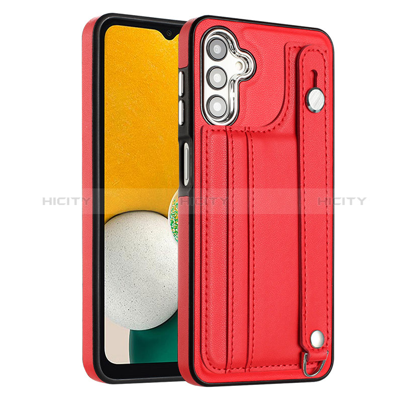 Custodia Lusso Pelle Cover YB4 per Samsung Galaxy Jump3 5G Rosso