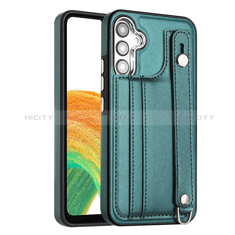 Custodia Lusso Pelle Cover YB4 per Samsung Galaxy Quantum4 5G Verde