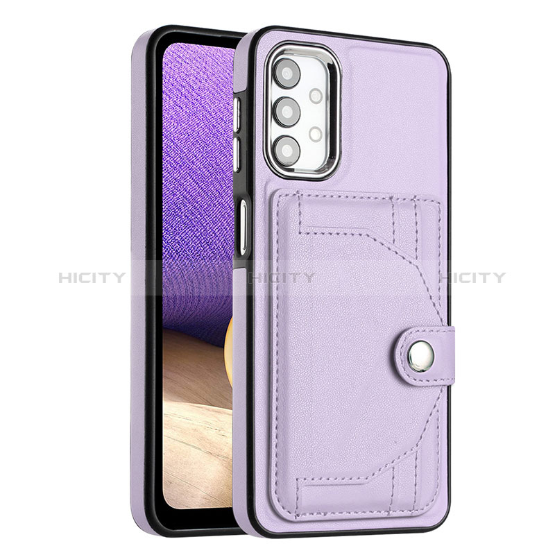 Custodia Lusso Pelle Cover YB5 per Samsung Galaxy A23 4G Viola