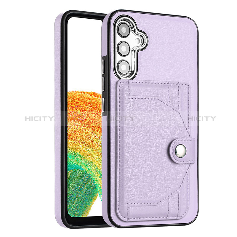 Custodia Lusso Pelle Cover YB5 per Samsung Galaxy A34 5G Viola