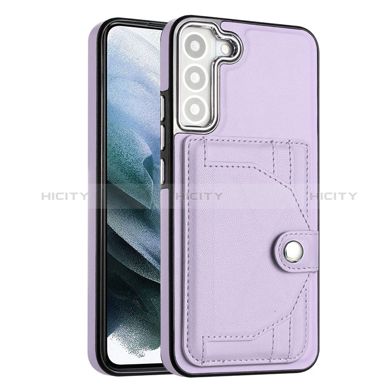 Custodia Lusso Pelle Cover YB5 per Samsung Galaxy S22 5G Viola