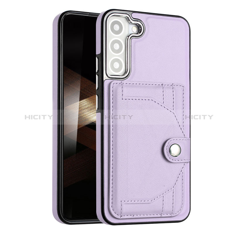 Custodia Lusso Pelle Cover YB5 per Samsung Galaxy S25 5G Viola