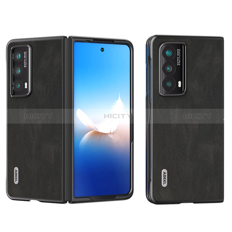 Custodia Lusso Pelle e Plastica Opaca Cover AD1 per Huawei Honor Magic Vs2 5G