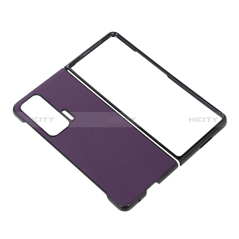 Custodia Lusso Pelle e Plastica Opaca Cover B01H per Huawei Honor Magic V 5G