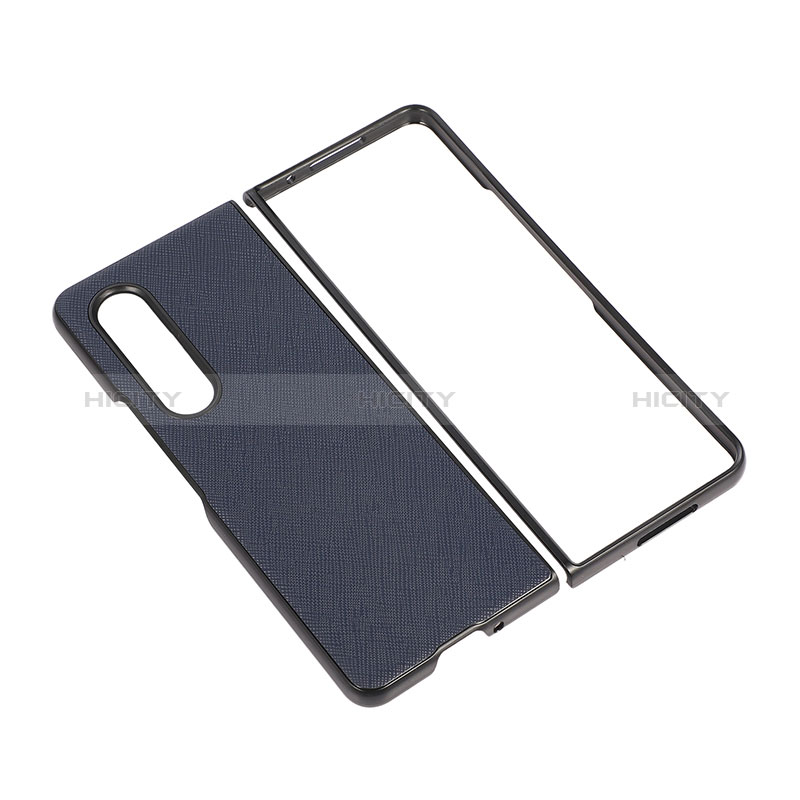 Custodia Lusso Pelle e Plastica Opaca Cover B03 per Samsung Galaxy Z Fold3 5G