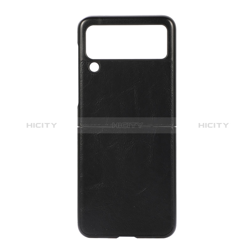 Custodia Lusso Pelle e Plastica Opaca Cover B06 per Samsung Galaxy Z Flip3 5G