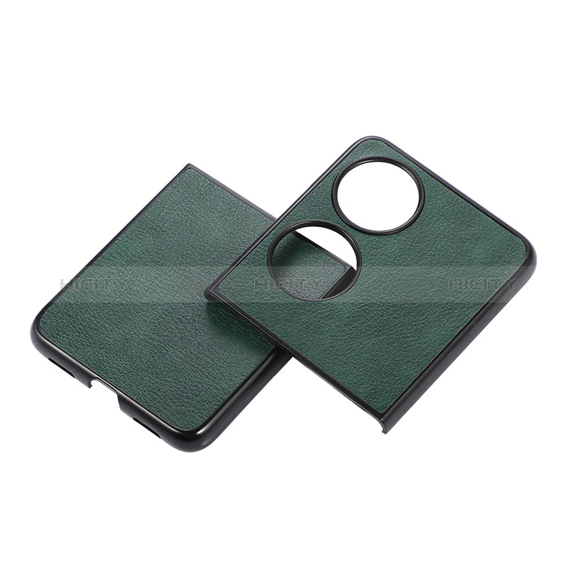 Custodia Lusso Pelle e Plastica Opaca Cover B06H per Huawei P60 Pocket