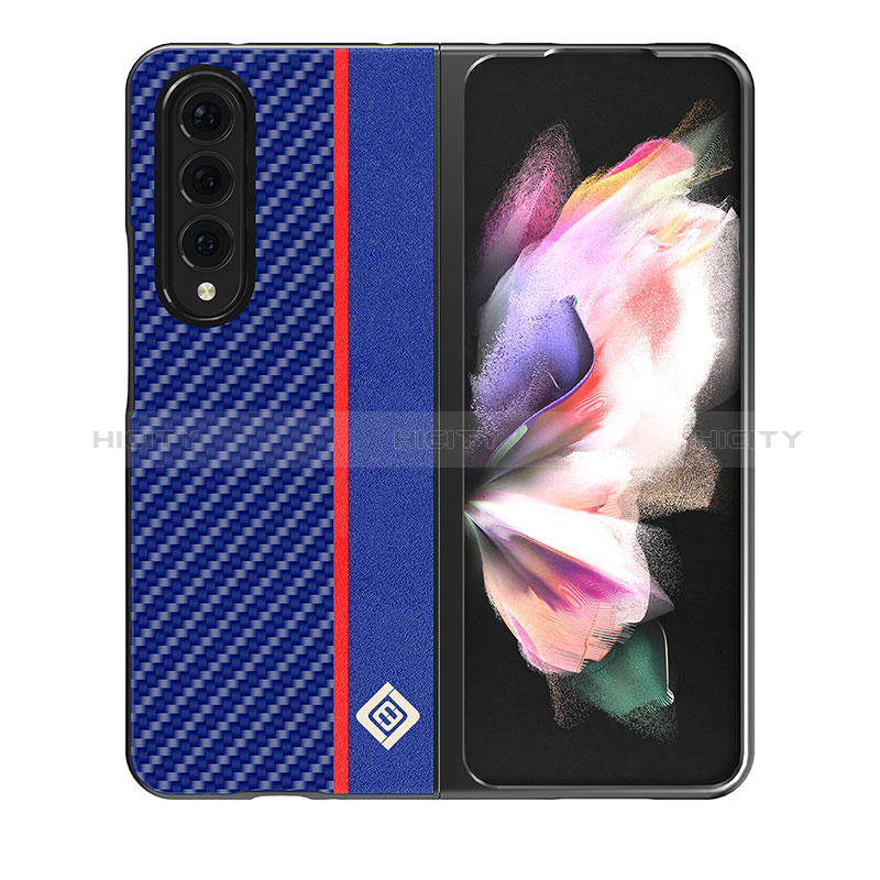 Custodia Lusso Pelle e Plastica Opaca Cover B08 per Samsung Galaxy Z Fold3 5G