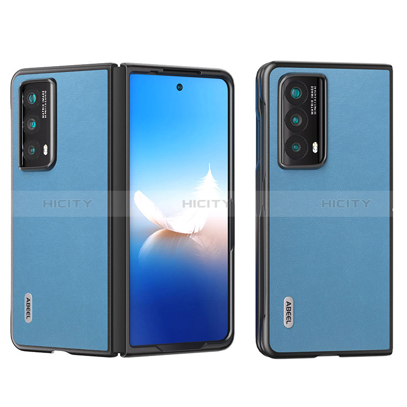 Custodia Lusso Pelle e Plastica Opaca Cover B11H per Huawei Honor Magic Vs2 5G