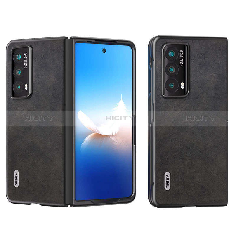 Custodia Lusso Pelle e Plastica Opaca Cover B13H per Huawei Honor Magic Vs2 5G