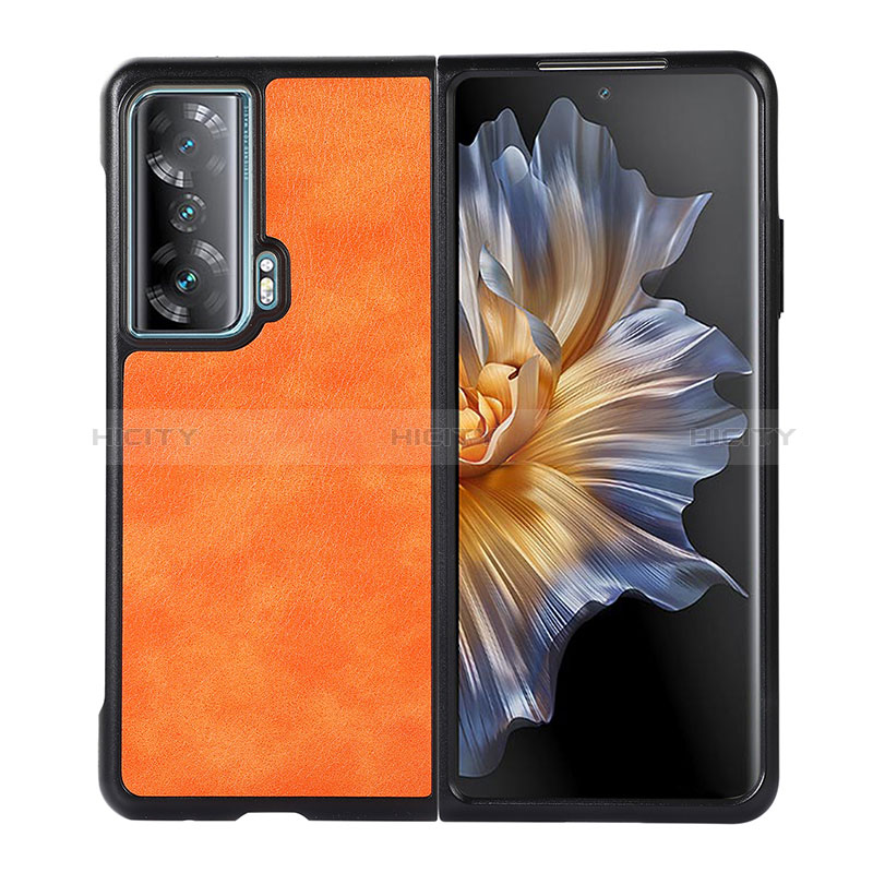 Custodia Lusso Pelle e Plastica Opaca Cover BH1 per Huawei Honor Magic Vs 5G