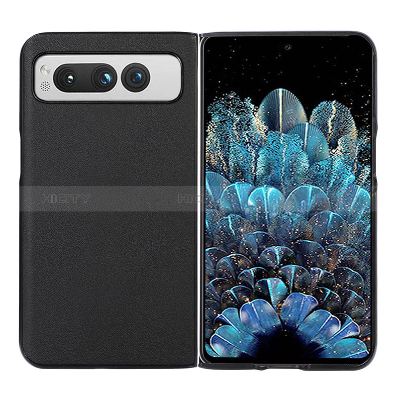 Custodia Lusso Pelle e Plastica Opaca Cover BH2 per Google Pixel Fold 5G