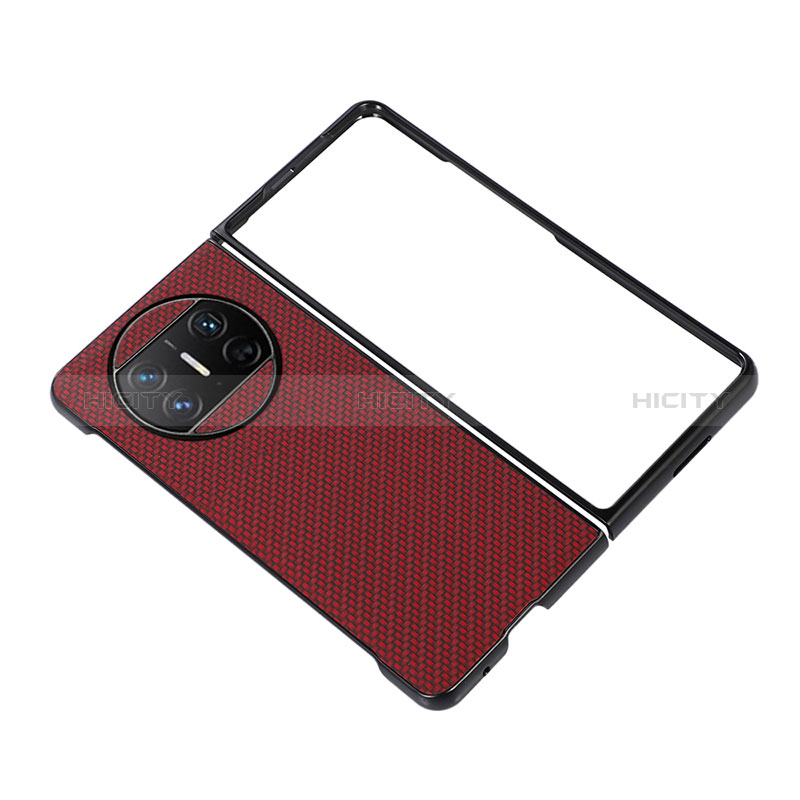 Custodia Lusso Pelle e Plastica Opaca Cover BH2 per Huawei Mate X3