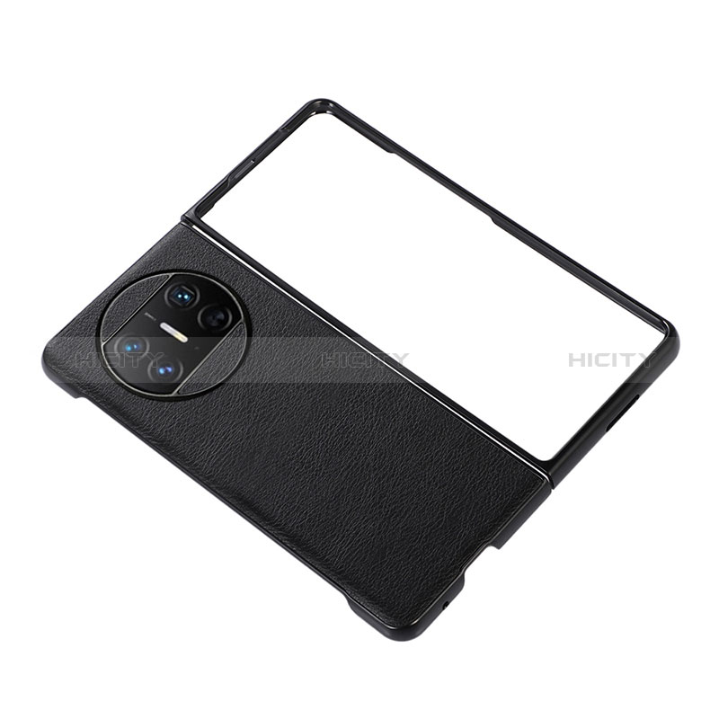 Custodia Lusso Pelle e Plastica Opaca Cover BH3 per Huawei Mate X3