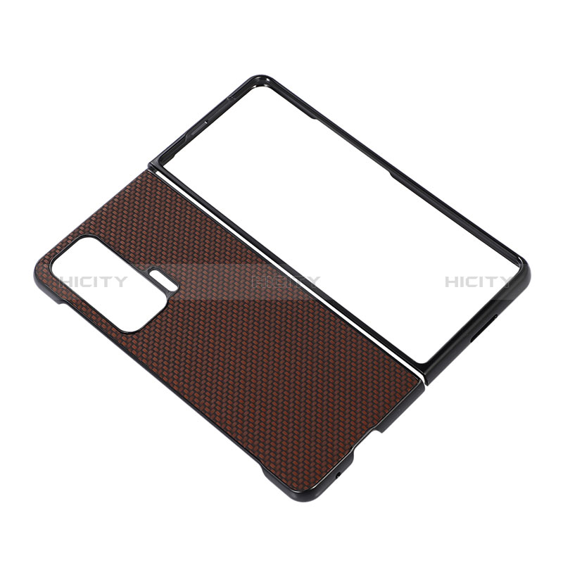 Custodia Lusso Pelle e Plastica Opaca Cover BH4 per Huawei Honor Magic V 5G