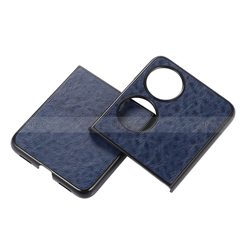 Custodia Lusso Pelle e Plastica Opaca Cover BH4 per Huawei P60 Pocket