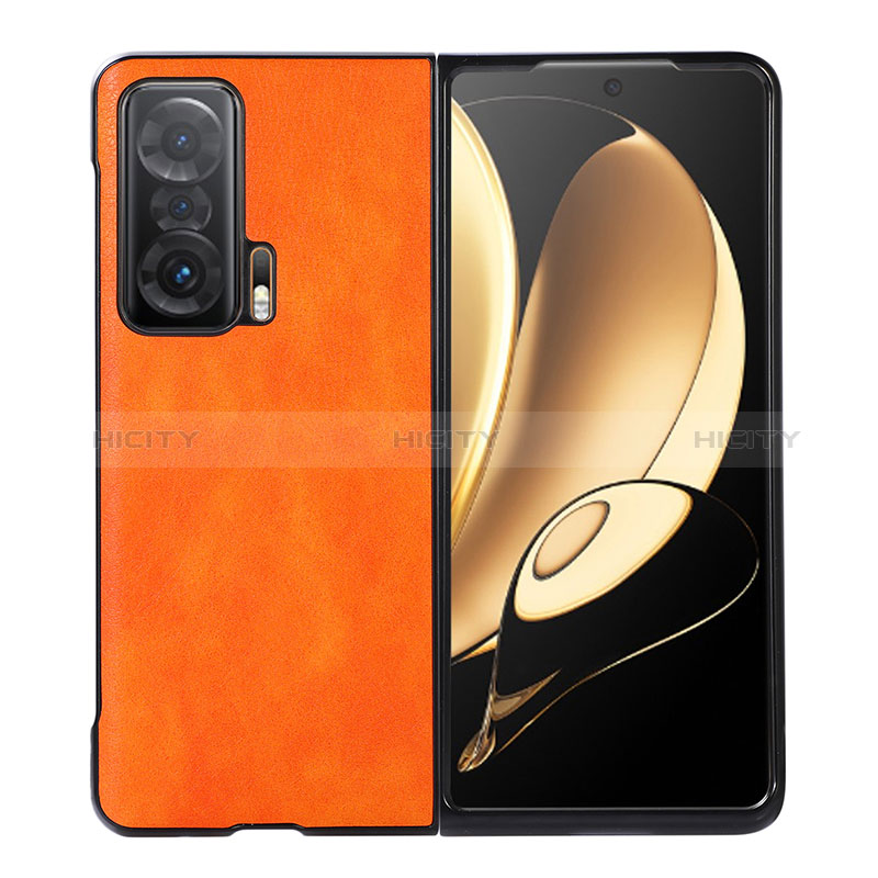 Custodia Lusso Pelle e Plastica Opaca Cover BH5 per Huawei Honor Magic V 5G