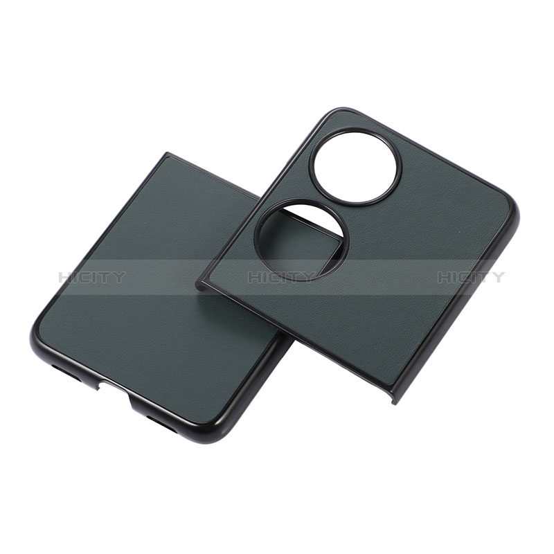 Custodia Lusso Pelle e Plastica Opaca Cover BH5 per Huawei P60 Pocket