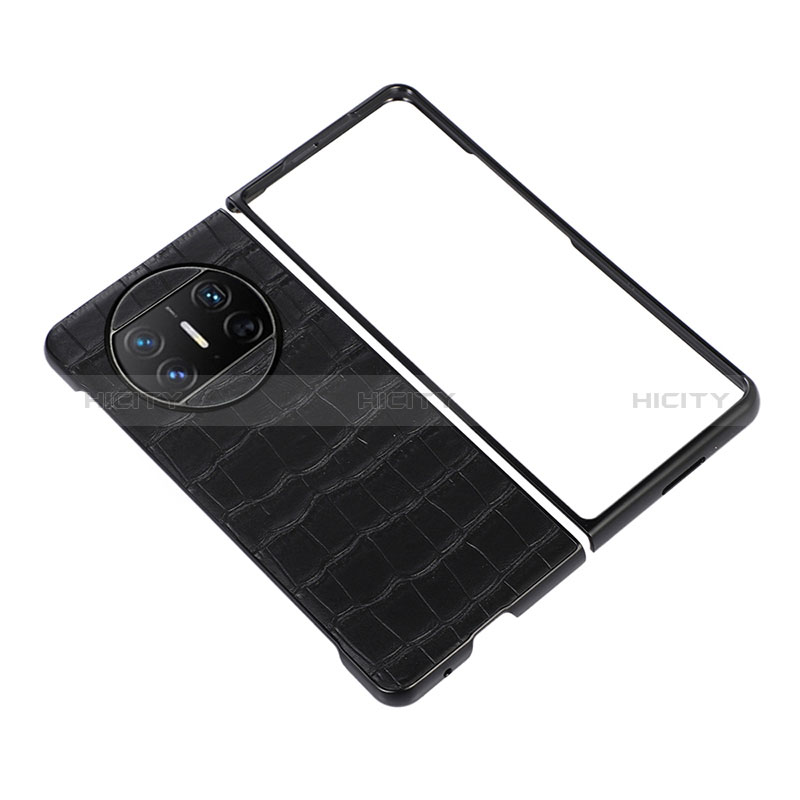 Custodia Lusso Pelle e Plastica Opaca Cover BH6 per Huawei Mate X3