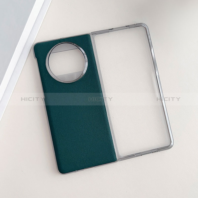 Custodia Lusso Pelle e Plastica Opaca Cover BH7 per Huawei Mate X3