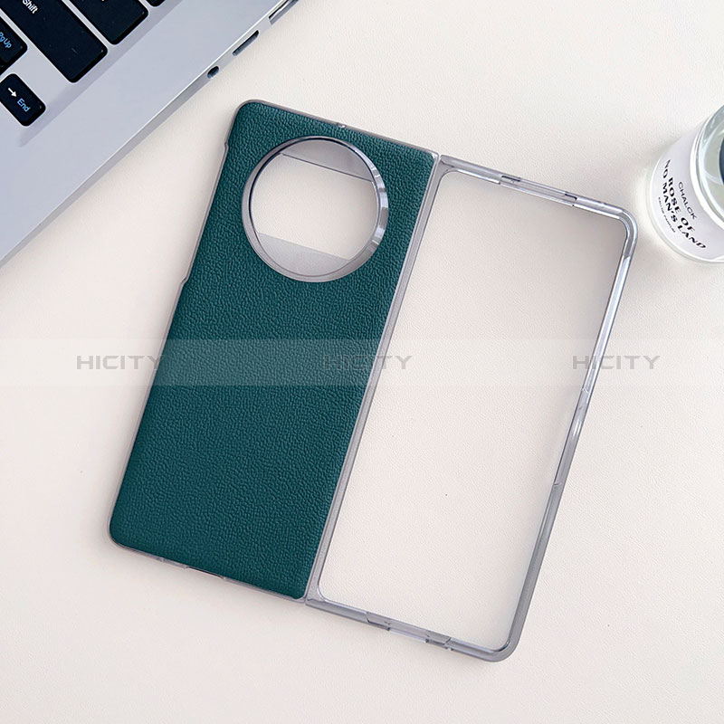 Custodia Lusso Pelle e Plastica Opaca Cover BH8 per Huawei Mate X3