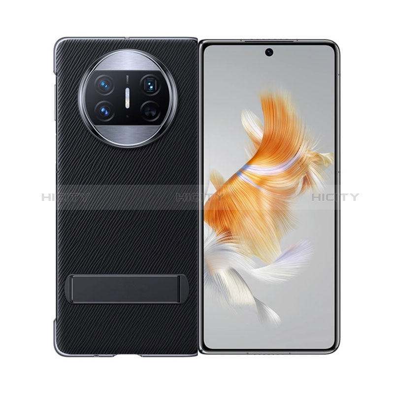 Custodia Lusso Pelle e Plastica Opaca Cover GS1 per Huawei Mate X5