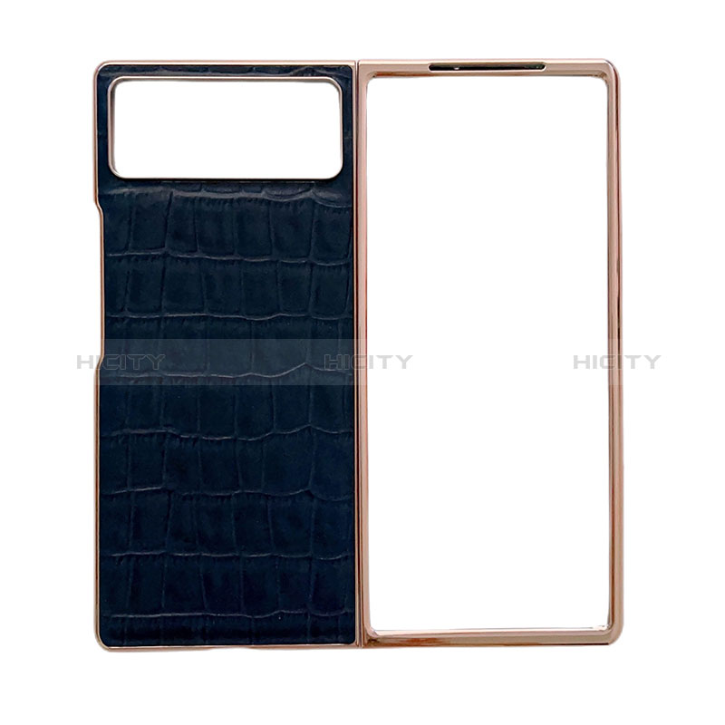 Custodia Lusso Pelle e Plastica Opaca Cover per Xiaomi Mix Fold 2 5G