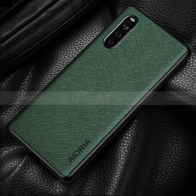 Custodia Lusso Pelle e Plastica Opaca Cover S01 per Sony Xperia 10 IV SO-52C