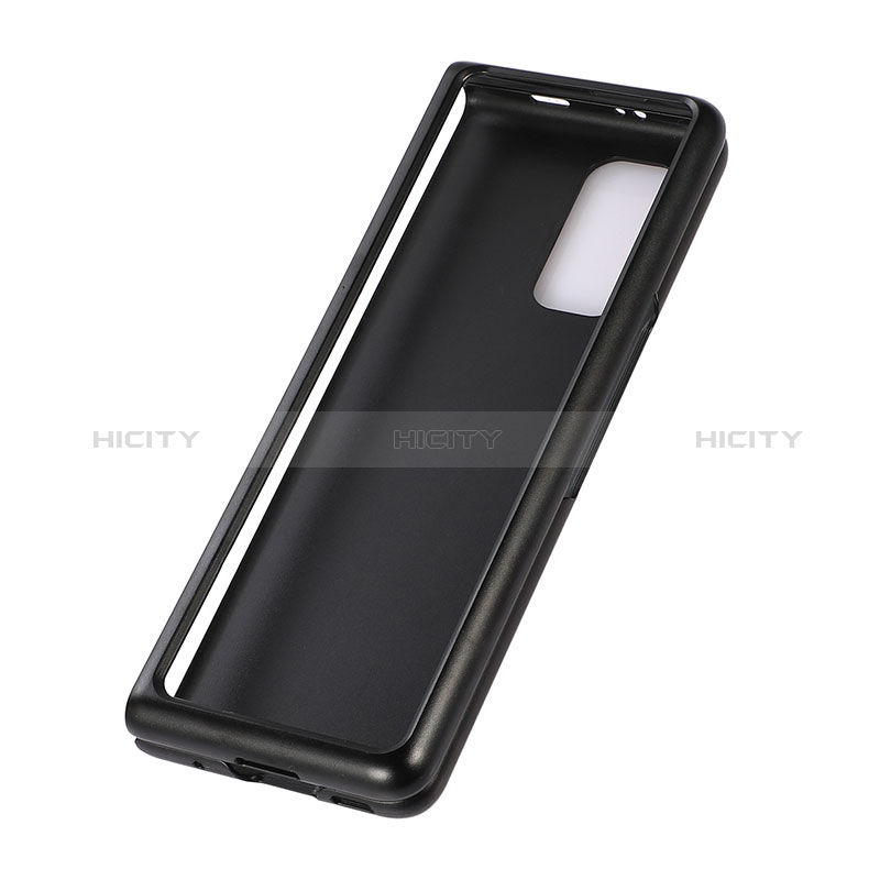 Custodia Lusso Pelle e Plastica Opaca Cover S02 per Xiaomi Mix Fold 5G