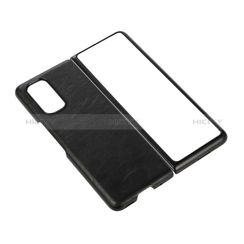 Custodia Lusso Pelle e Plastica Opaca Cover S02 per Xiaomi Mix Fold 5G