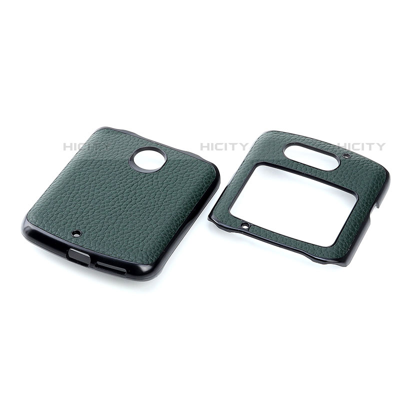 Custodia Lusso Pelle e Plastica Opaca Cover S03 per Motorola Moto RAZR (2022) 5G