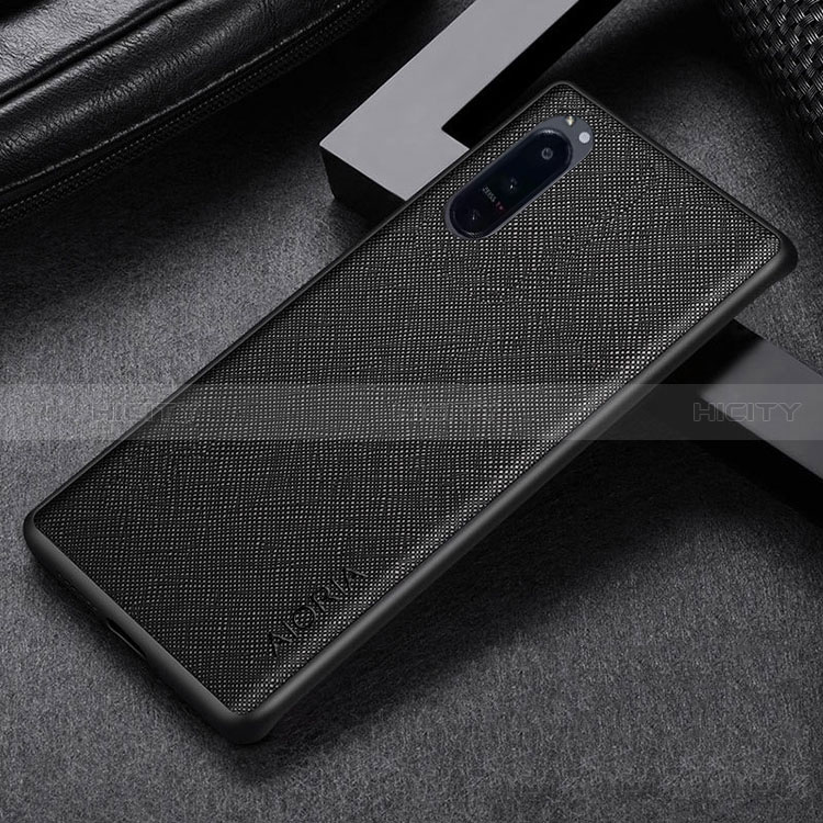 Custodia Lusso Pelle e Plastica Opaca Cover S03 per Sony Xperia 1 IV